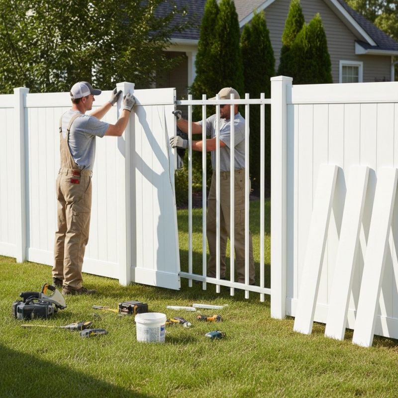 Fence Rail Repair